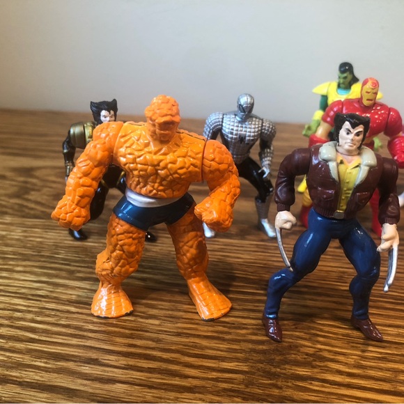 Vintage Toy Biz Marvel Die-Cast Figures - X-Men, Spider-Man - Picture 6 of 10